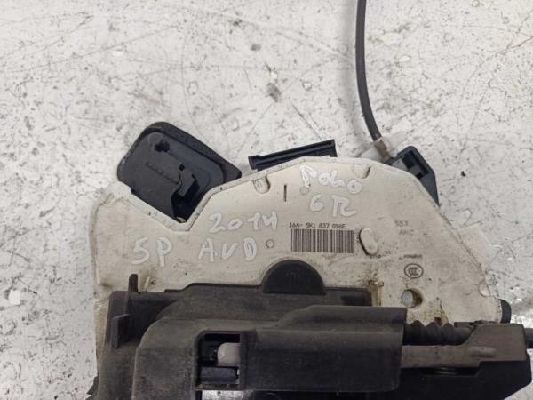 SERRURE DE PORTE AVANT DROIT VW POLO 6R 5-PORTE - Vue 2